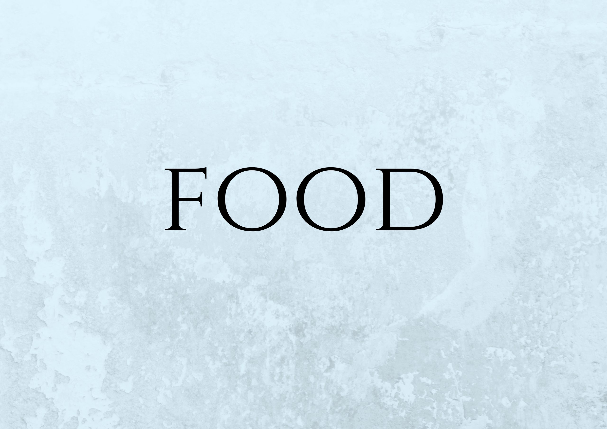 Flash cards FOOD