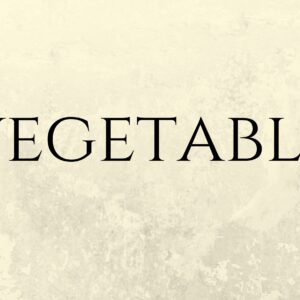 Flash cards VEGETABLE