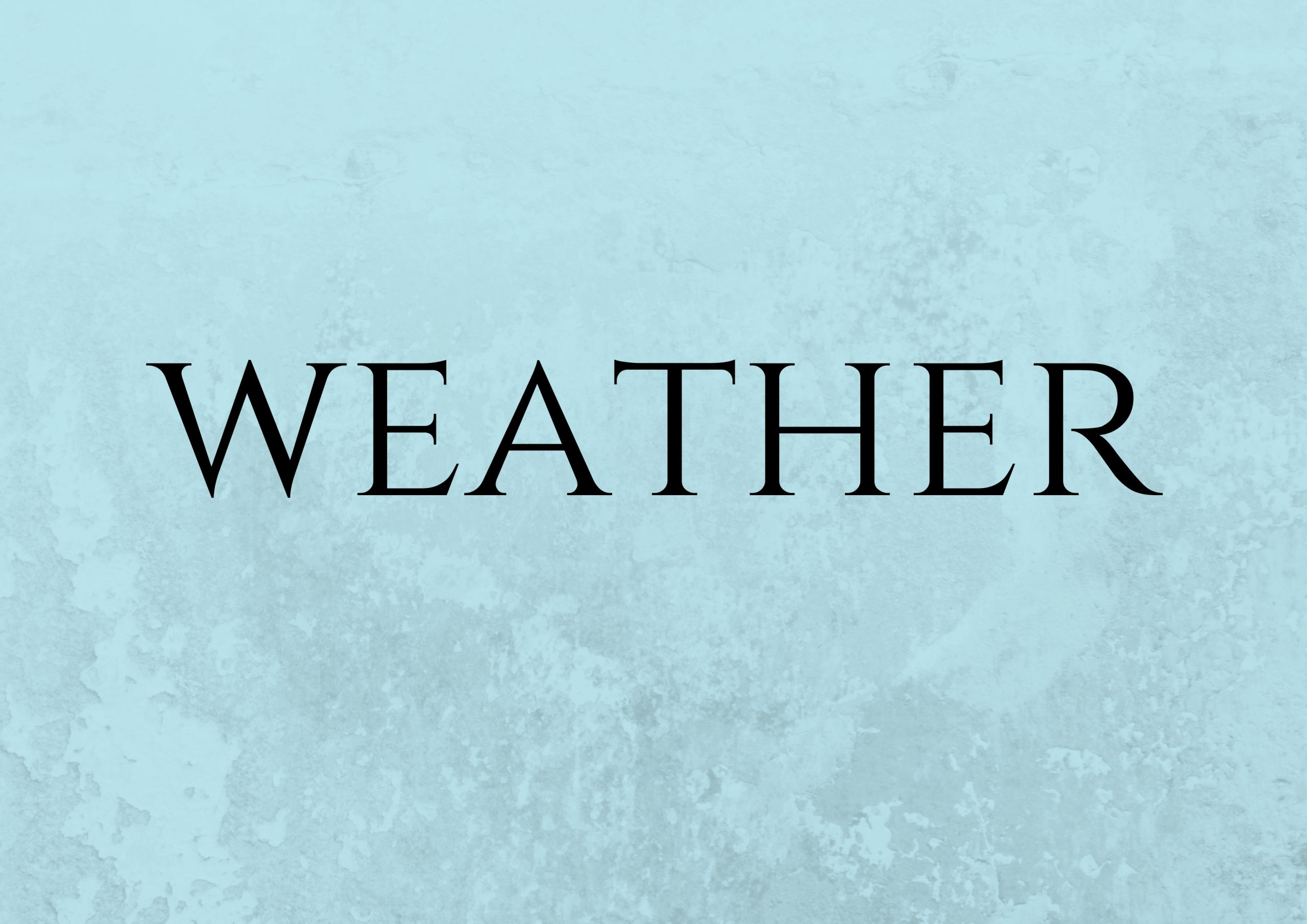 Flash cards WEATHER