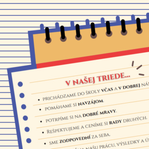 Materiál pre učiteľov: Pravidlá v našej triede