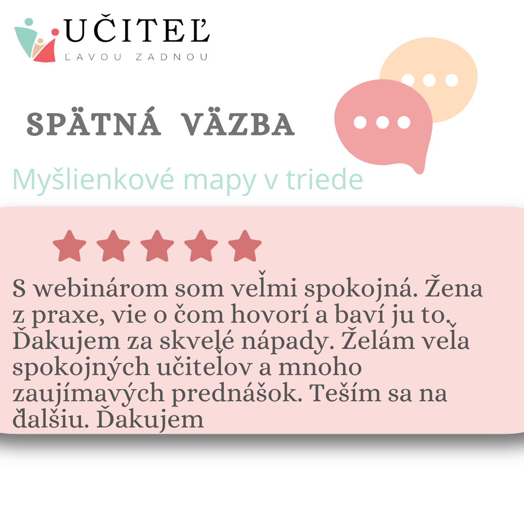 Späťná väzba Myšlienkové mapy v triede